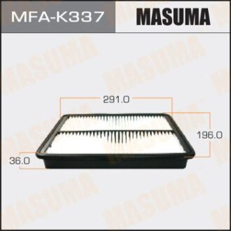 Воздушный фильтр A11003 LHD HYUNDAI, SANTA FE, GRAND SANTA FE (1, 40) MASUMA MFA-K337