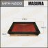 Фільтр повітряний NISSAN/ SKYLINE/ V36 06- з просоченням маслом MASUMA MFA-N200 (фото 1)