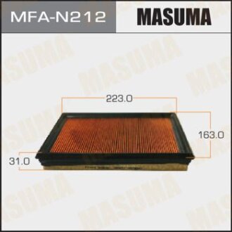 Воздушный фильтр A202J NISSAN/ X-TRAIL, JUKE 2010- (1/40) Пропитка MASUMA MFAN212