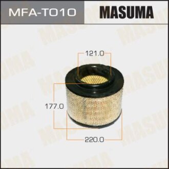 Фильтр воздушный TOYOTA/ HILUX/ KUN25L, KUN26L, KUN35L 11- (1/8) MASUMA MFA-T010