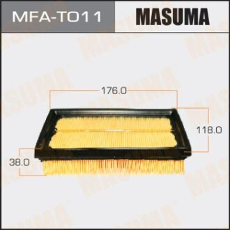 Воздушный фильтр A-1031 TOYOTA/ YARIS/ NHP130L 2012- (1/40) MASUMA MFA-T011