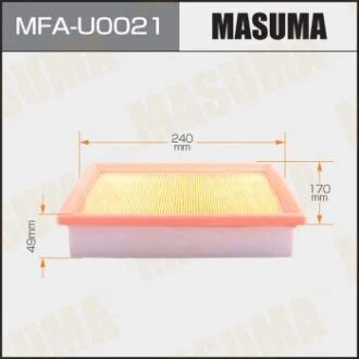 Фільтр повітряний MASUMA MFA-U0021