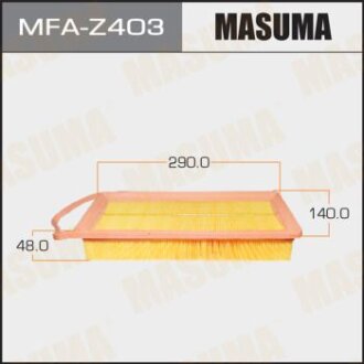 Воздушный фильтр A4502 MAZDA, MAZDA2 (1, 20) MASUMA MFAZ403