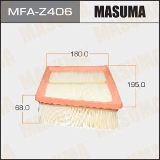 Воздушный фильтр MAZDA, MAZDA2 07- (1, 20) MASUMA MFAZ406