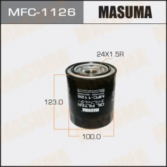 Фільтр масляний Toyota Land Cruiser (-07), Land Cruiser Prado (00-07) D 3.0, 4.2 MASUMA MFC-1126