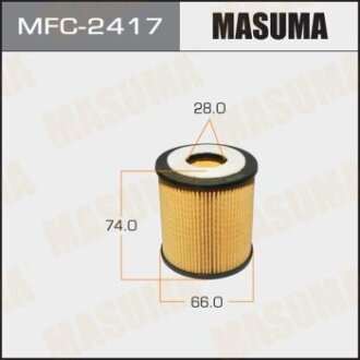 Фільтр масляний (вставка) Ford Focus (05-15), Mondeo (07-) D 2.0, 2.2/ Mazda 6 (02-10) 1.8, 2.0, 2.5 MASUMA MFC-2417