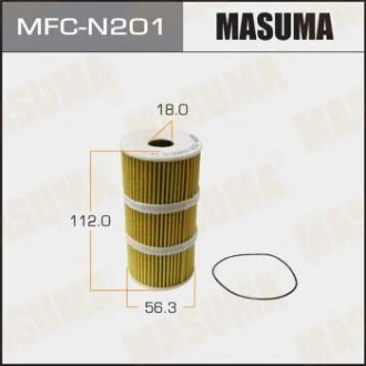 Фильтр масляный Nissan,HR16DE, K9K, M9R, MR20DE, R9M, R9MMA, R9MMB, R9MMC, R9MMD, R9MME, R9MMG, R9M MASUMA MFCN201