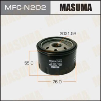 Масляный фильтр C0001 LHD NISSAN, QASHQAI 06-07 MASUMA MFCN202