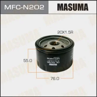 Масляный фильтр C0001 LHD NISSAN, QASHQAI 06-07 MASUMA MFCN202