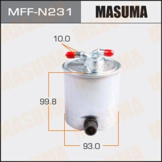 Без отстойникаФил топливный Nissan Qashqai, 2 JJ10E, Murano Z51, X-trail T3 MASUMA MFFN231