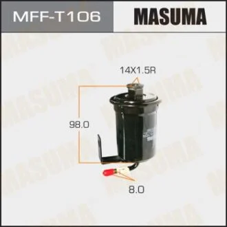 Фильтр топливный TOYOTA LAND CRUISER 100 98- MASUMA MFFT106