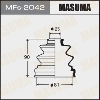 Пильник шруса внутрішній HYUNDAI Coupe GK 02-09, Sonata EF 98-04, Sonata Y3 93-99, MITSUBISHI Pajero 91-99, Pajero 00-07, Pajero Sport 99-09, L200 86-06, Pajero 82-91, L300 86-04 MASUMA MFS-2042
