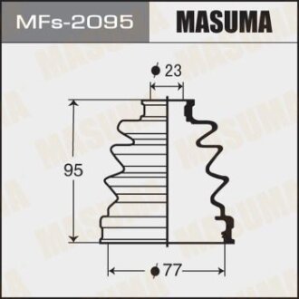 Пильовик ШРКШ зовнішній (силікон) Mazda 3 (03-08) MASUMA MFS-2095