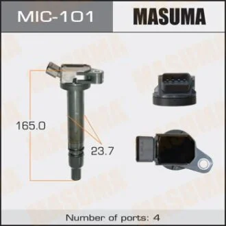 Котушка запалювання Toyota Camry, RAV 4 2.5 (09-), Venza 2.7 (09-16) MASUMA MIC-101