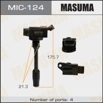 Катушка зажигания, PRIUS, C-HR / 2ZRFXE MASUMA MIC-124