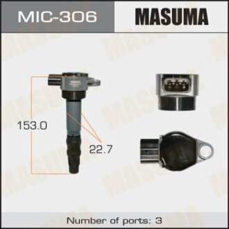 Котушка запалювання OUTLANDER, GALANT/ 4G69 MASUMA MIC-306