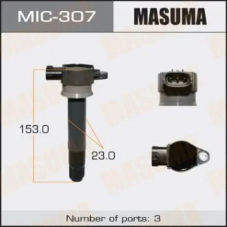 Котушка запалювання Mitsubishi Pajero 3.0 (07-) MASUMA MIC-307