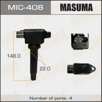 Котушка запалювання Mazda CX-5, CX-9, 3, 6 1.5, 2.0, 2.5 (12-) MASUMA MIC-408