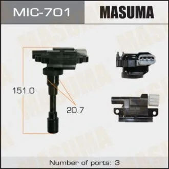 Котушка запалювання Suzuki Swift, SX4 1.5, 1.6 (-16) MASUMA MIC-701