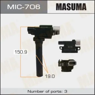 Котушка запалювання Suzuki SX4/M16A Аналог MIC-705 MASUMA MIC-706