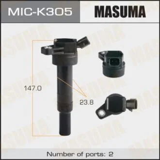 Котушка запалювання Hyundai Creta, Elantra, Sonata, Tucson 2.0 (15-) MASUMA MIC-K305