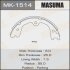 Колодки ручника Nissan Navara, D40, D40MNissan Pathfinder, R51, R51MNissan Xterra, N50 MASUMA MK-1514 (фото 1)