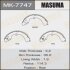 Тормозные колодки барабанные SUBARU FORESTER/IMPREZA/LEGACY 01- MASUMA MK-7747 (фото 1)