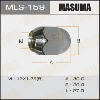 Гайка Nissan OEM_40224-V5500, под ключ, 21мм MASUMA MLS159