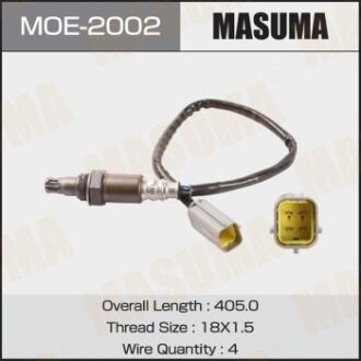 Датчик кисню (лямбда-зонд) Nissan X-Trail (07-10) / Renault Koleos (08-16) MASUMA MOE-2002