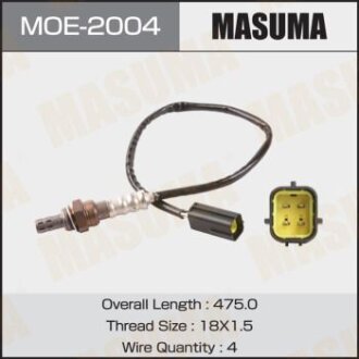 Датчик кисню (лямбда-зонд) Infinity FX35 (06-12) / Nissan Qashqai (06-13), X-Trail (07-14) MASUMA MOE-2004