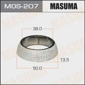 Кільце глушника графітове Toyota Corolla (00-08), Prius (03-11) (38x50x13,5) MASUMA MOS-207
