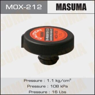 Кришка радіатора Toyota 1.1 bar MASUMA MOX-212