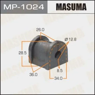Втулка стабілізатора заднього (Кратно 2) Mitsubishi Lancer (03-09) (MP-1024) MASUMA MP1024
