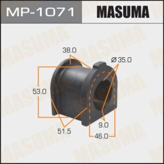 Втулка стабилизатора, front, LAND CRUISER, UZJ200, URJ202 07- [уп.2] MASUMA MP1071