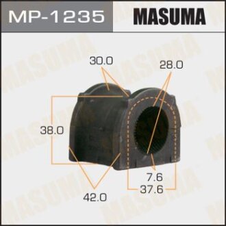 Втулка стабілізатора переднього (Кратно 2) Toyota Land Cruiser (-07) MASUMA MP-1235