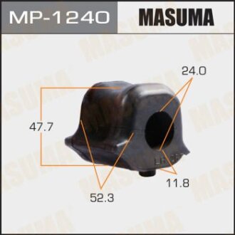Втулка стабилизатора /front/ NX200, NX200T/ ZGZ15L, AGZ10L [уп.1] LH MASUMA MP1240