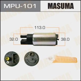 Бензонасос погружной TOYOTA/LEXUS CAMRY/LC PRADO 90/YARIS/HARIER/MARK2/ES300 90- с сеткой MASUMA MPU101