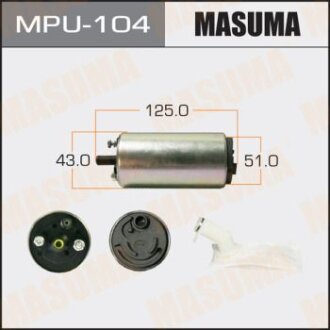 Топливный насос 1SEL, 1SELU, 1SILU, 1SLU, 22REC, 2SEL, 3SFE, 3SGE, 3SGELU, 3TGTEU, 4AFE, 4AGELU, 4 MASUMA MPU104