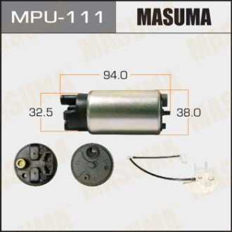 Бензонасос погружной TOYOTA/LEXUS ES250 /AURIS /AVENSIS /COROLLA /PRIUS /YARIS /RX270 /PRIUS /VITZ 05- 1.3-2.7 MASUMA MPU111