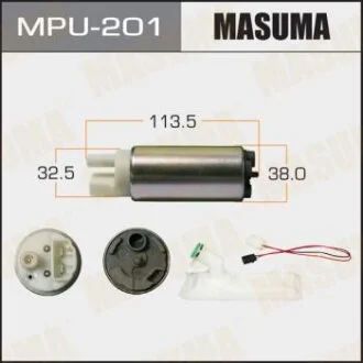 Бензонасос погружной NISSAN/INFINITI FX35/45/ALMERA/PRIMERA/PATROL/SUNNY/TEANA/XTRAIL 94- с сеткой MASUMA MPU201