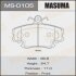 Колодки тормозные дисковые, комплект MASUMA MS-0105 (фото 1)
