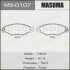 Колодки гальмівні MASUMA MS-0107 (фото 1)