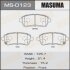 Колодки гальмівні MASUMA MS-0123 (фото 1)