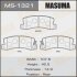 Гальмівні колодки задн AN-420WK, NP1011, P83015 MASUMA MS-1321 (фото 1)