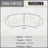 Колодки тормозные TOYOTA LAND CRUISER 100 98- 4.7/3.0-4.2 DIESEL задн. MASUMA MS1412 (фото 1)