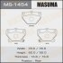 Колодки тормозные TOYOTA YARIS/PRIUS 99- задн. MASUMA MS-1454 (фото 1)