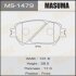 Колодки тормозные TOYOTA CAMRY 01- 2.4-3.0 передн. MASUMA MS-1479 (фото 1)