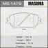 Колодки тормозные TOYOTA CAMRY 01- 2.4-3.0 передн. MASUMA MS-1479 (фото 1)