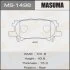 Колодки гальмівні передн Lexus RX 350 (06-08)/ Toyota Highlander (03-07) (MS-1498) MASUMA MS1498 (фото 1)