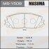 Колодки тормозные TOYOTA YARIS 05- передн. MASUMA MS-1508 (фото 1)